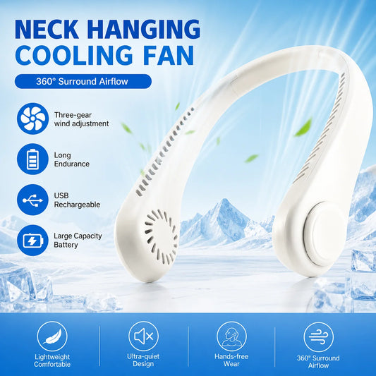 CoolBreeze Hands-Free Neck Fan | Stay Cool Anywhere