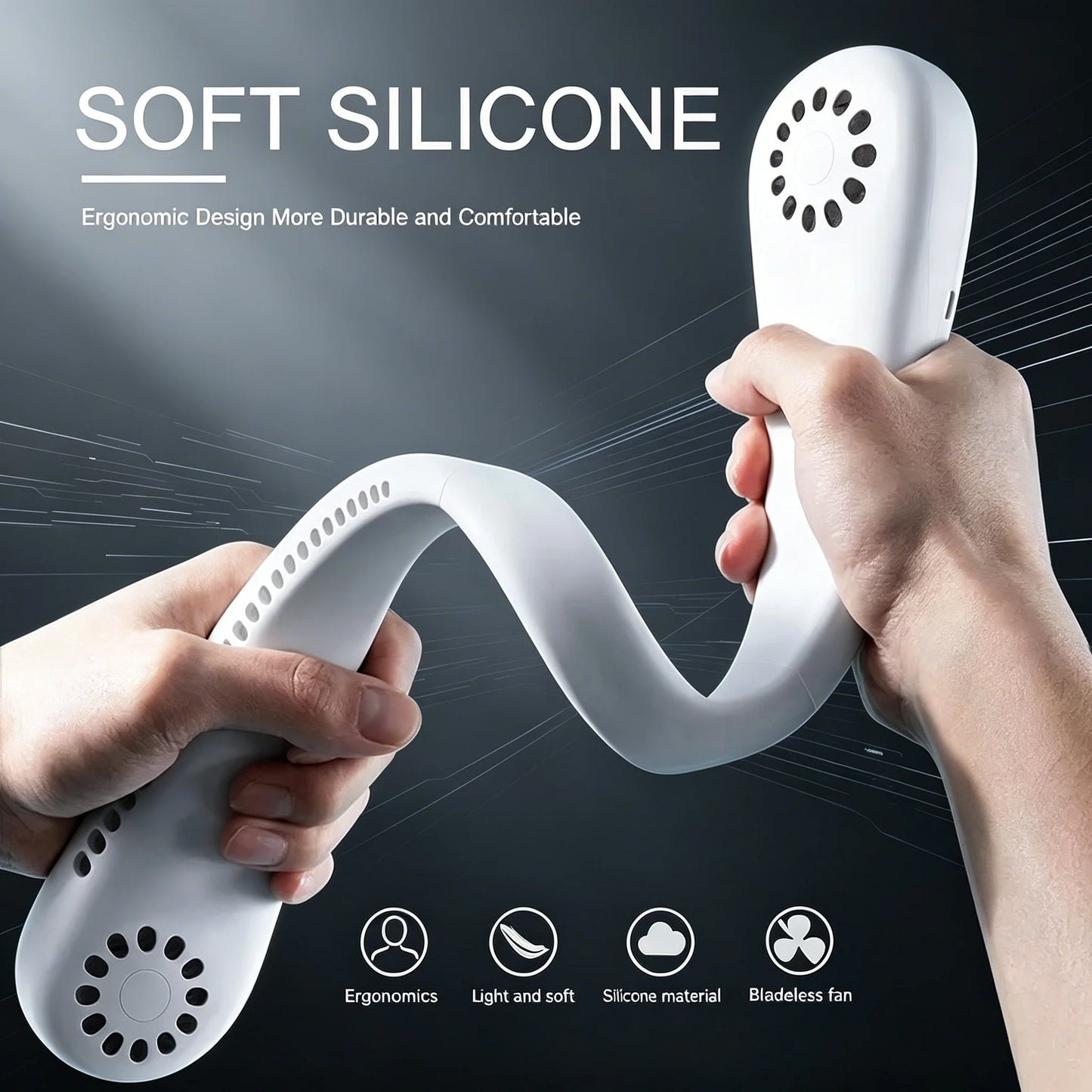 CoolBreeze Hands-Free Neck Fan | Stay Cool Anywhere